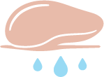 鶏肉ドリップイラスト